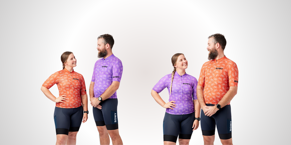 Women & Male in Tiny Bikes Cycling Jersey