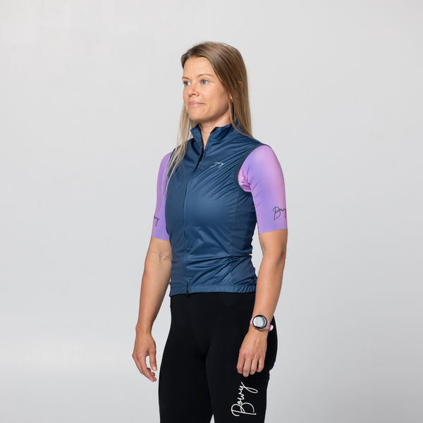 BOWY Active Womens Peacock Blue Vest