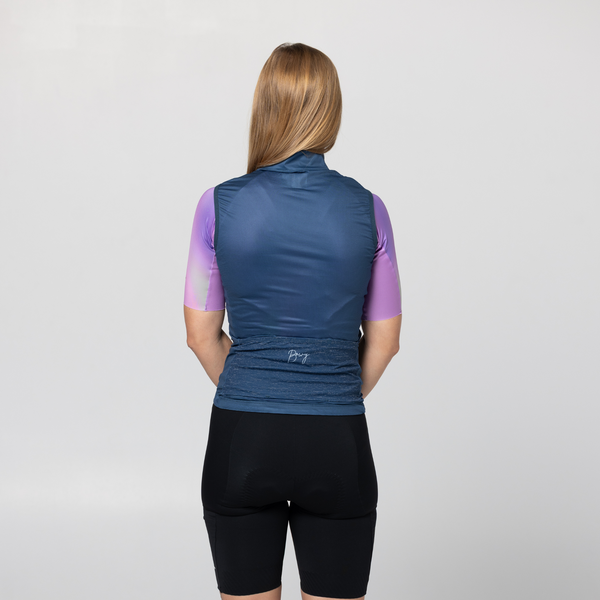 BOWY Active Womens Peacock Blue Vest