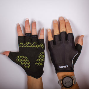 Women's Black Cycling Gloves