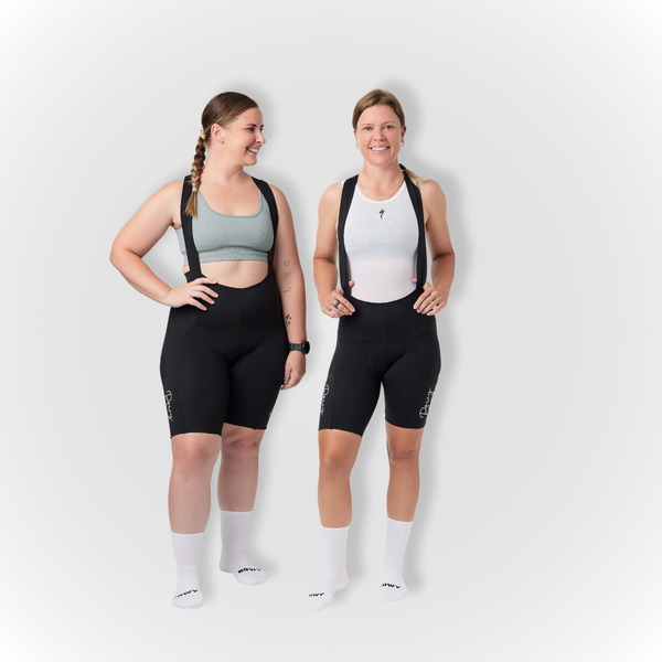 BOWY Active Womens Black Cargo Bib Shorts