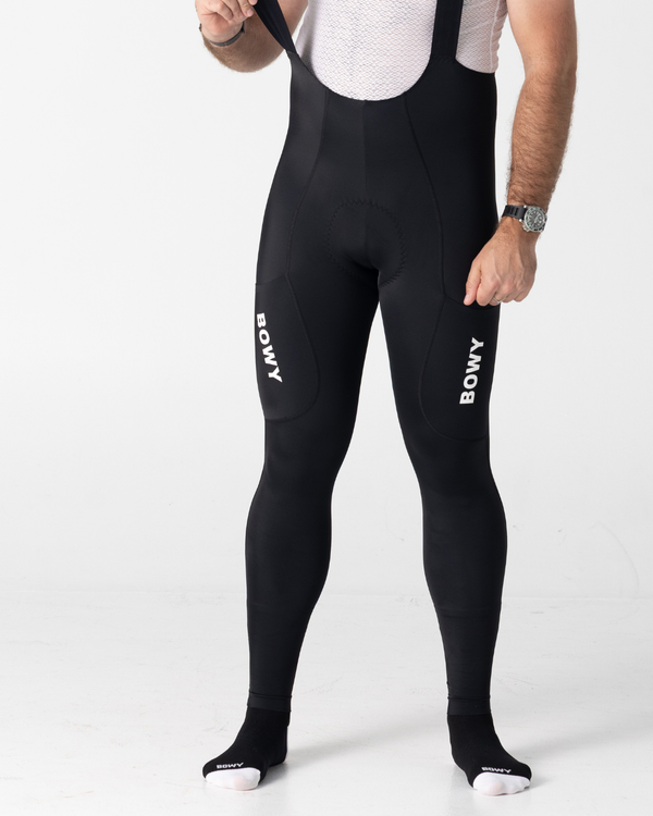 Mens Black Cargo Bib Tights โ BOWY Active