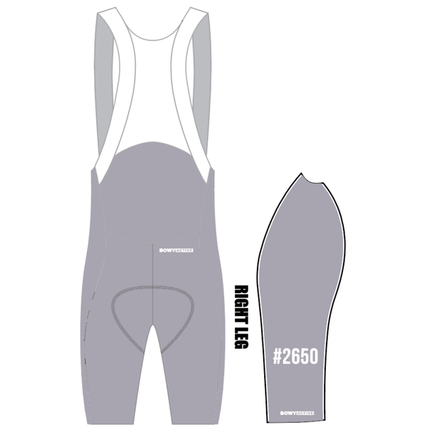 Mens Grey Classic Bib Shorts | South Side Wagga
