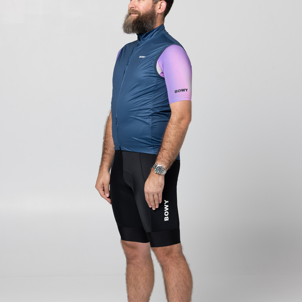 BOWY Active Mens Peacock Blue Vest