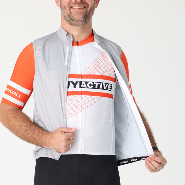 BOWY Active Mens Grey Vest