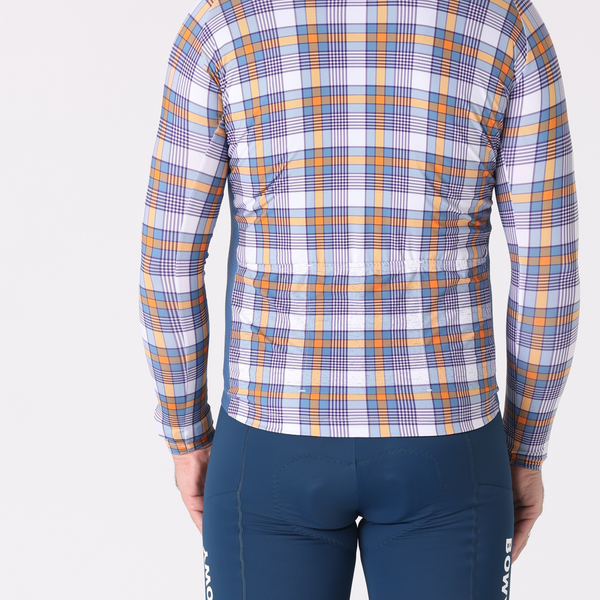 BOWY Active Mens Plaid Long Sleeve Jersey