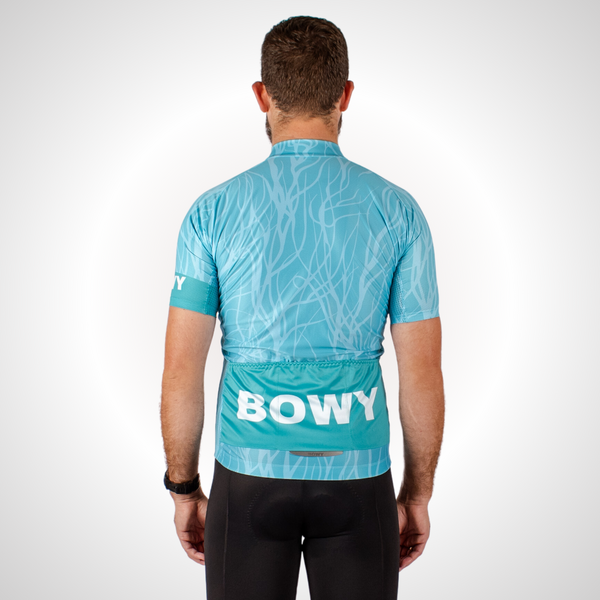 BOWY Active Turquoise Flow Cycling Jersey