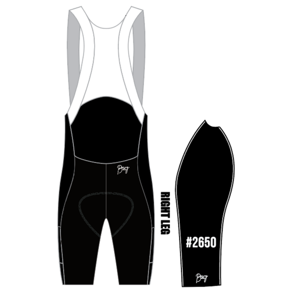Womens Black Classic Bib Shorts | South Side Wagga