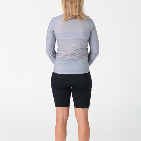 BOWY Active Womens Grey Rain Jacket