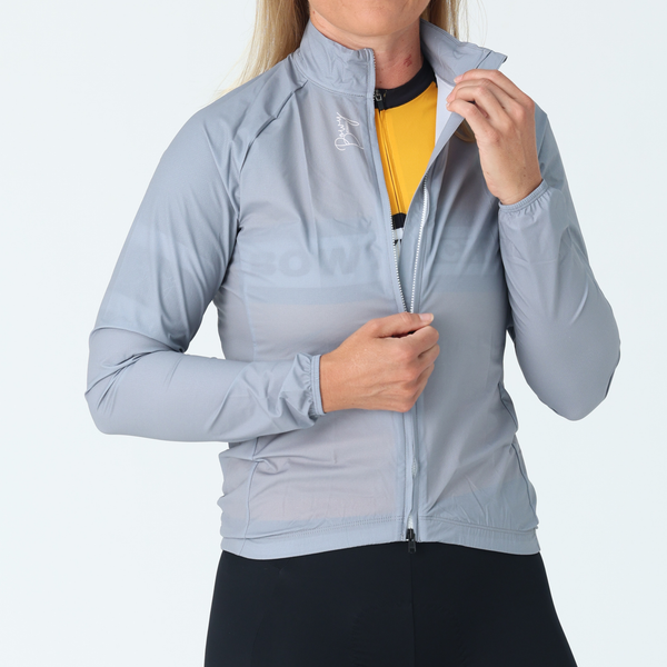 BOWY Active Womens Grey Rain Jacket