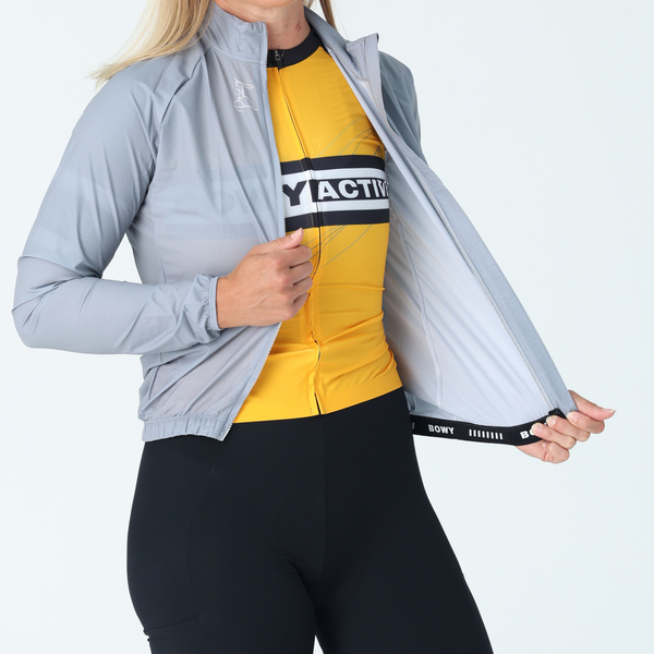 BOWY Active Womens Grey Rain Jacket