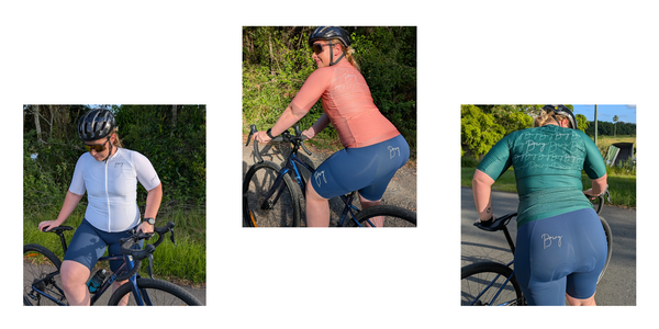 WOMENS WHITE, CORAL AND EMERALD JERSEYS