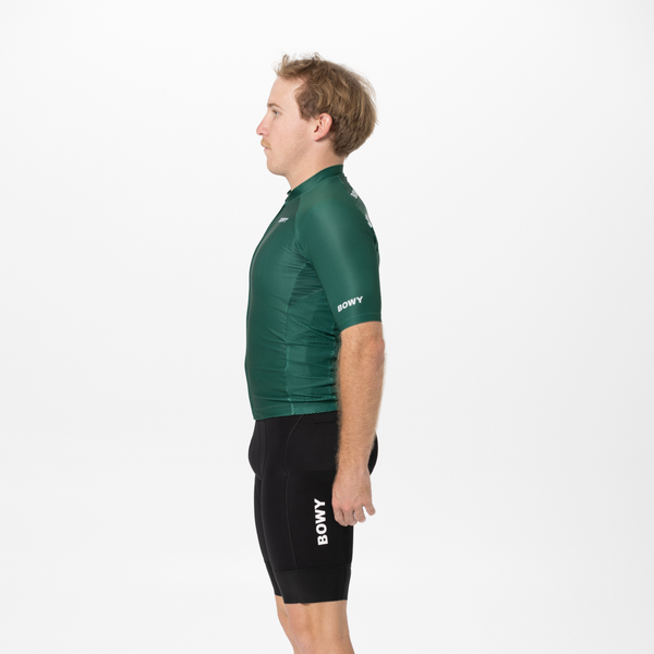 BOWY Active Mens Emerald Cycling Jersey