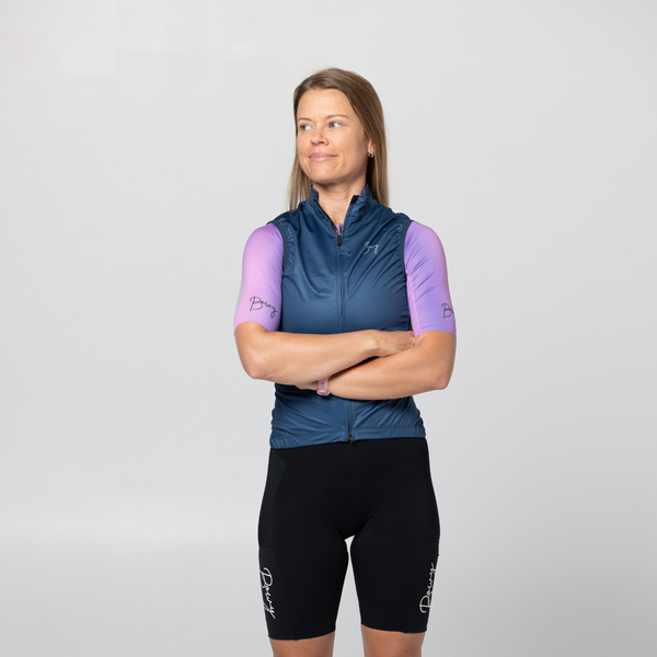 BOWY Active Womens Peacock Blue Vest