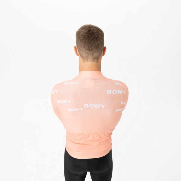 BOWY Active Mens Coral Cycling Jersey