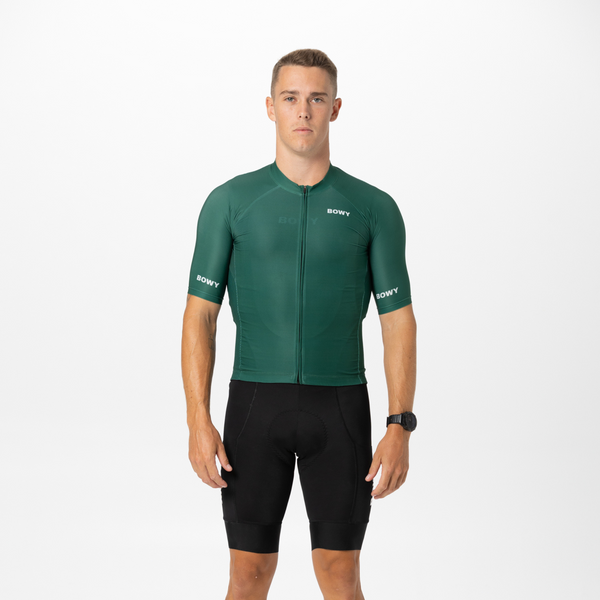 BOWY Active Mens Emerald Cycling Jersey