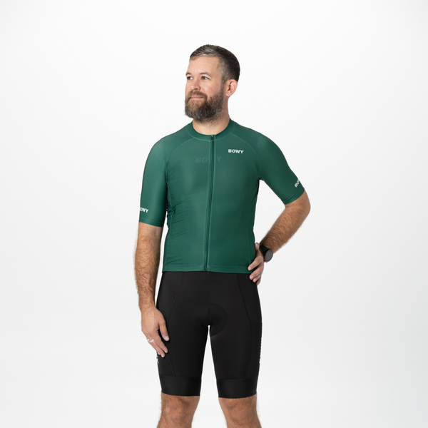 BOWY Active Mens Emerald Cycling Jersey