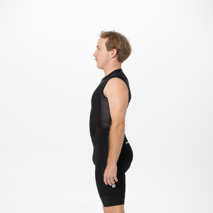 BOWY Active Mens Black Sleeveless Base Layer