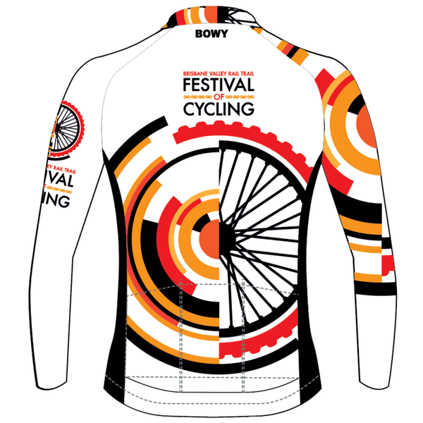 PRE ORDER - Mens Long Sleeve Jersey | BVRTUA Festival of Cycling