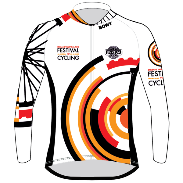 PRE ORDER - Mens Long Sleeve Jersey | BVRTUA Festival of Cycling