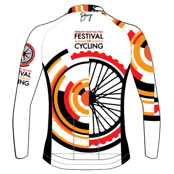 PRE ORDER - Womens Long Sleeve Jersey | BVRTUA Festival of Cycling