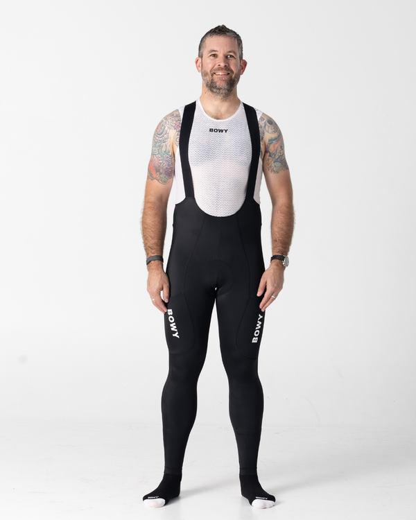 Mens Black Cargo Bib Tights – BOWY Active