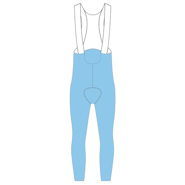 Mens Pastel Blue Cargo Bib Tights – BOWY Active