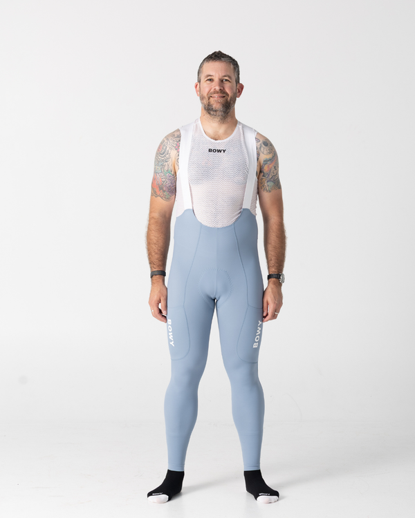 Mens Pastel Blue Cargo Bib Tights – BOWY Active
