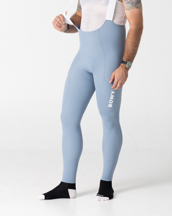 Mens Pastel Blue Cargo Bib Tights – BOWY Active