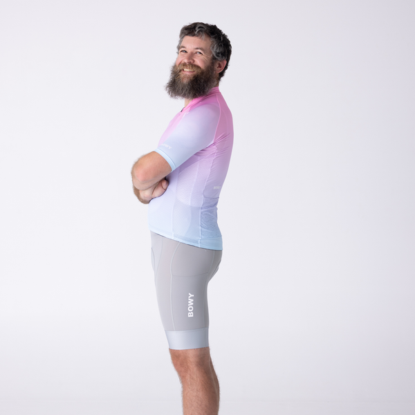 BOWY Active Mens Cotton Candy Cycling Jersey