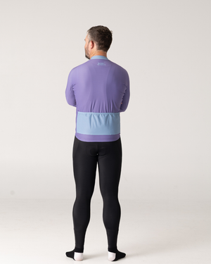 Mens Pastel Purple Winter Jersey - BOWY Active