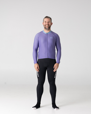 Mens Pastel Purple Winter Jersey - BOWY Active