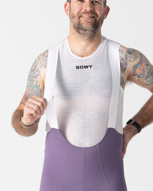 Mens Pastel Purple Cargo Bib Tights – BOWY Active