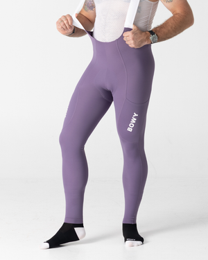 Mens Pastel Purple Cargo Bib Tights – BOWY Active