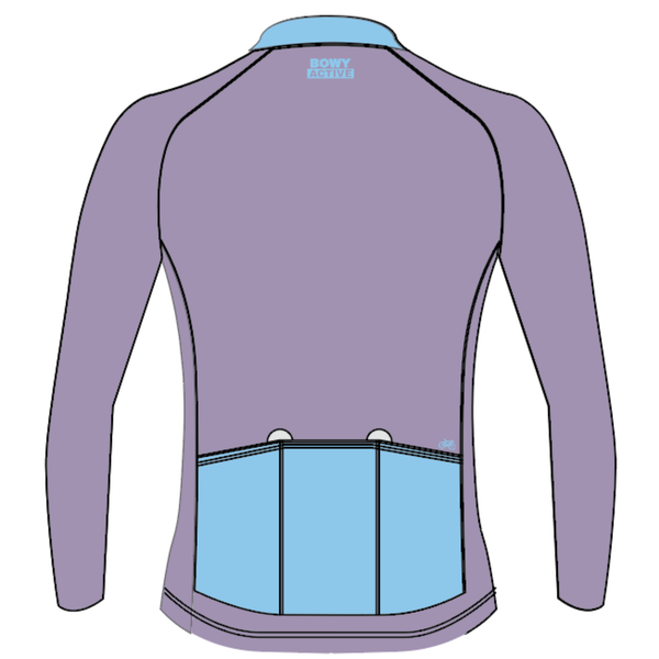 Mens Pastel Purple Winter Jersey - BOWY Active