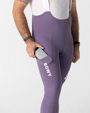 Mens Pastel Purple Cargo Bib Tights – BOWY Active