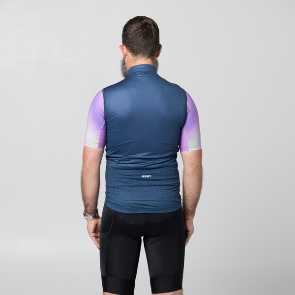 BOWY Active Mens Peacock Blue Vest