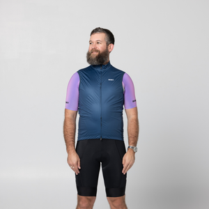 BOWY Active Mens Peacock Blue Vest