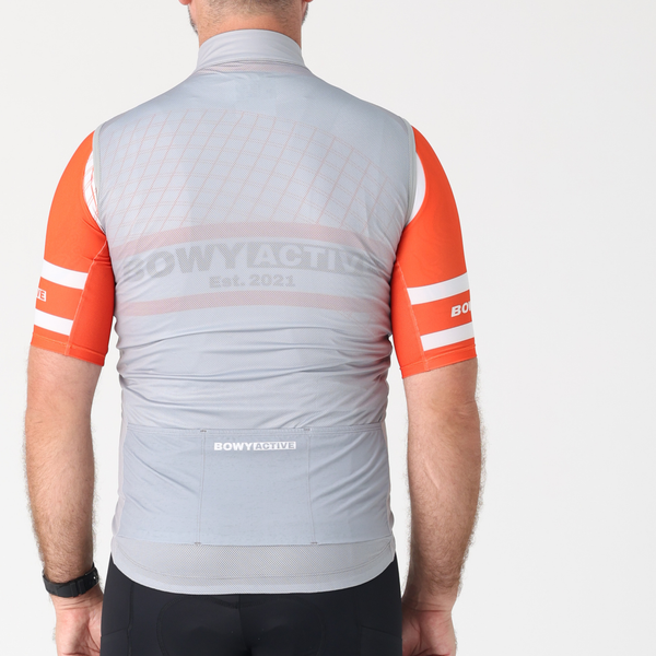 BOWY Active Mens Grey Vest