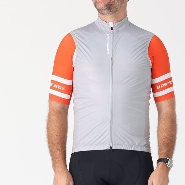 BOWY Active Mens Grey Vest