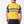 BOWY Active Mens Black & Yellow Cycling Jersey