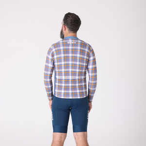 BOWY Active Mens Plaid Long Sleeve Jersey