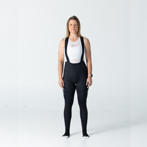 Womens Black Cargo Bib Tights – BOWY Active
