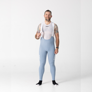 Mens Pastel Blue Cargo Bib Tights – BOWY Active