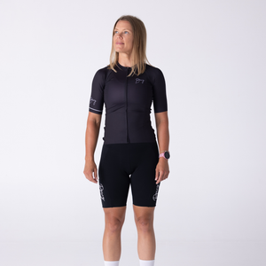 BOWY Active Womens Midnight Black Cycling Jersey