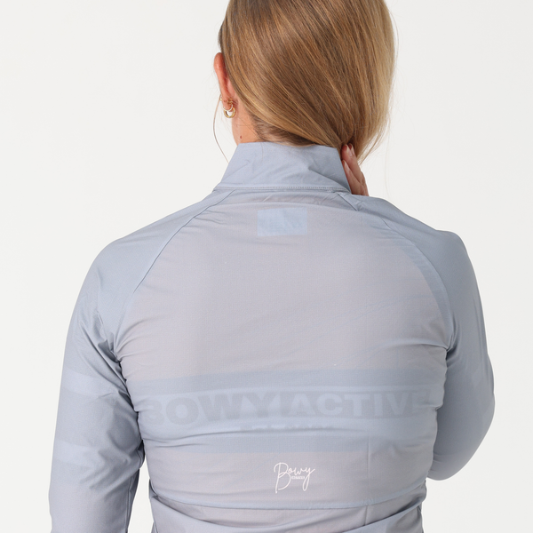 BOWY Active Womens Grey Rain Jacket