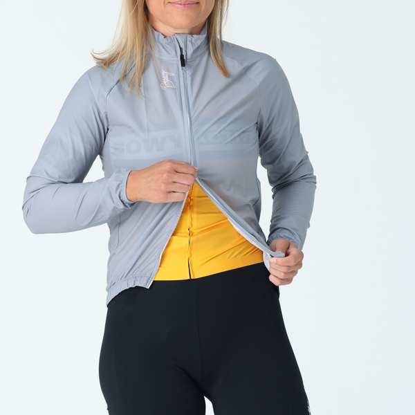 BOWY Active Womens Grey Rain Jacket