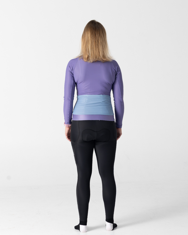 Womens Pastel Purple Winter Jersey - BOWY Active