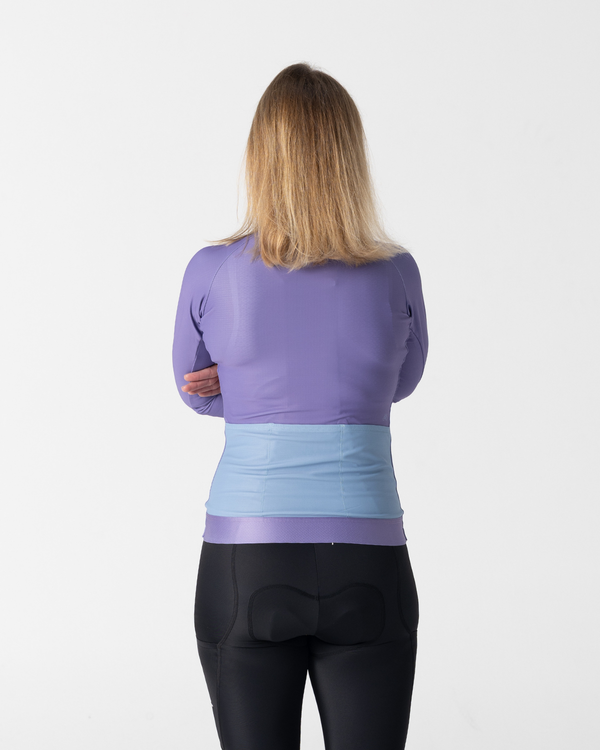 Womens Pastel Purple Winter Jersey - BOWY Active