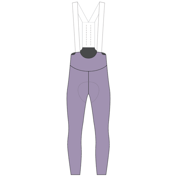 Womens Pastel Purple Cargo Bib Tights – BOWY Active